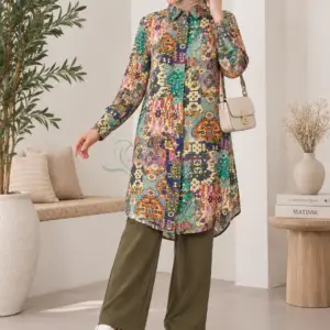 Tunique à motifs pour femme