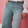 pantalon femme jean large bleu clair turc en ligne hijabistore Maroc
