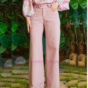 pantalon femme jean large rose turc en ligne hijabistore Maroc