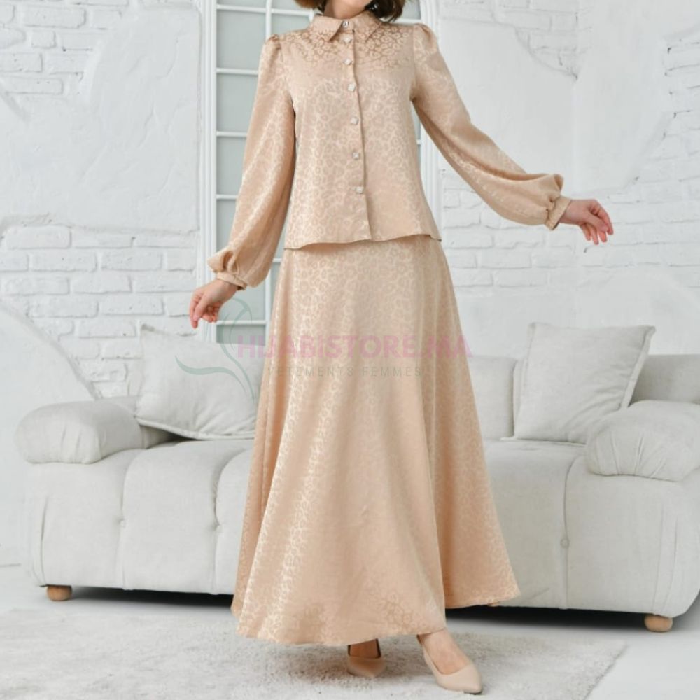 ensemble jupe satin turque femme en ligne maroc