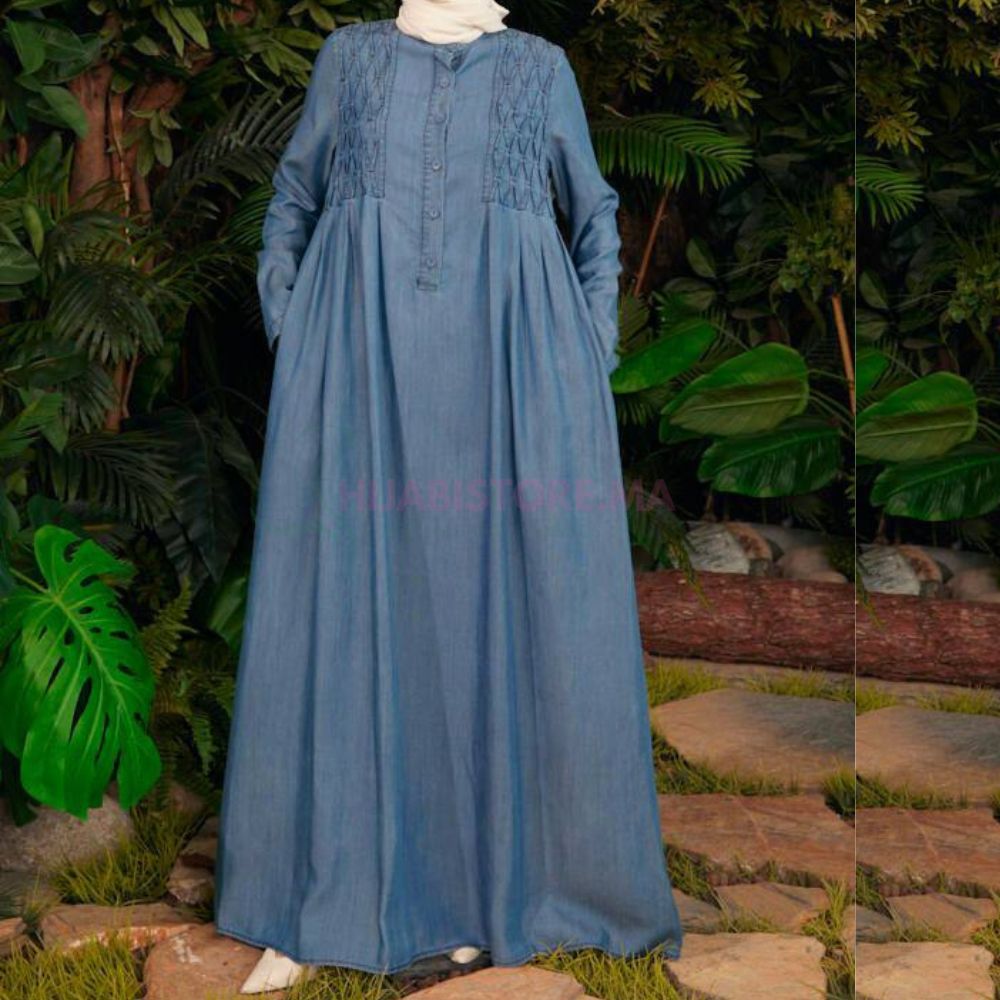 robe jean longue turque en ligne maroc - vetements turcs en ligne maroc