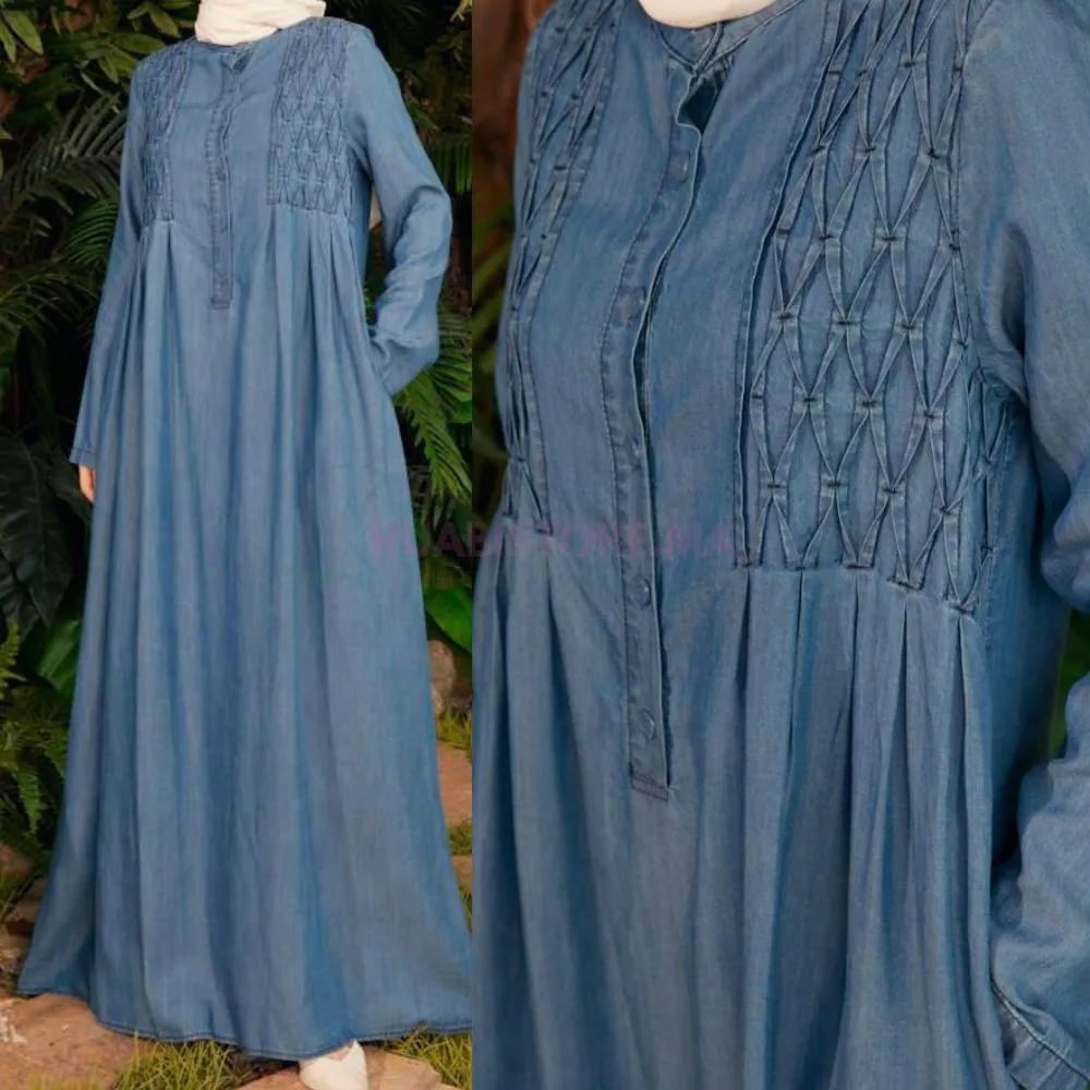 robe jean longue turque en ligne maroc - vetements turcs en ligne maroc