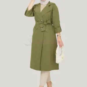 Trench femme oversize olivier