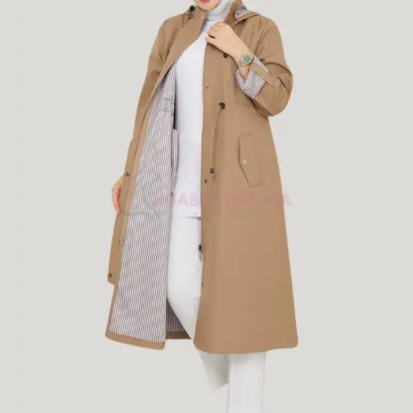 Trench femme beige créme grande taille