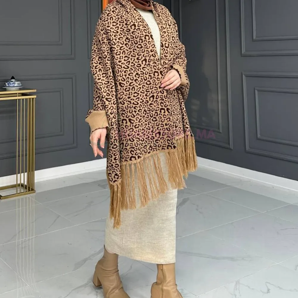 Cap en maille jaguar marron, en ligne maroc