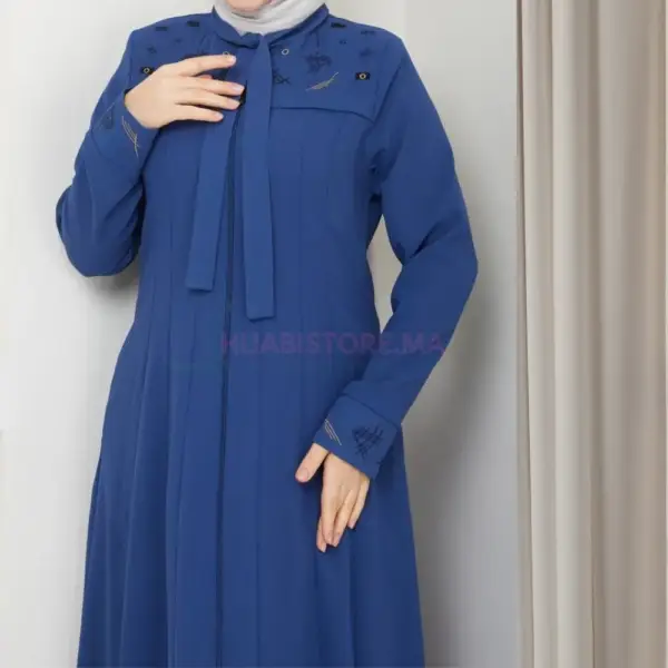 Abaya femme bleu à de turquie, en ligne Maroc