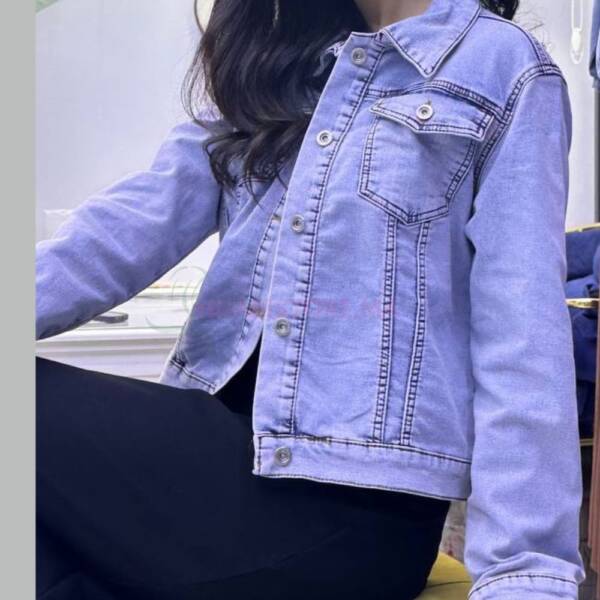 Veste en jean courte pour femme en ligne Maroc - Vêtements turcs en ligne Maroc