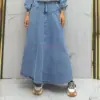 Jupe jean longue , en ligne Maroc, hijabistore by Tyma