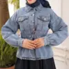 Veste femme en jean clair turc en ligne Maroc