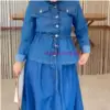 ensemble jupe jean turc en ligne maroc , hijabistore by tyma