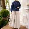 Veste en jean foncé pour femme