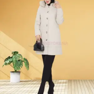 manteau cachemire turc femme motif beige hijabistore.ma