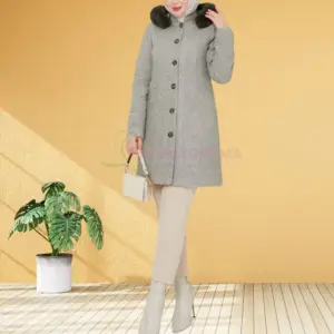 Manteau en cachemire pour femme motif vert, manteaux turcs maroc