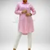 tunique femme en viscose rose , made turquie, livraison Maroc