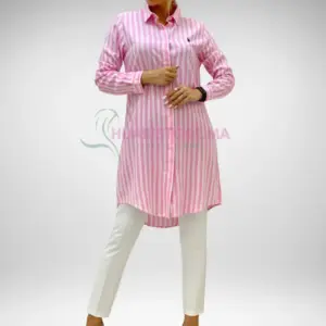 tunique femme en viscose rose , made turquie, livraison Maroc