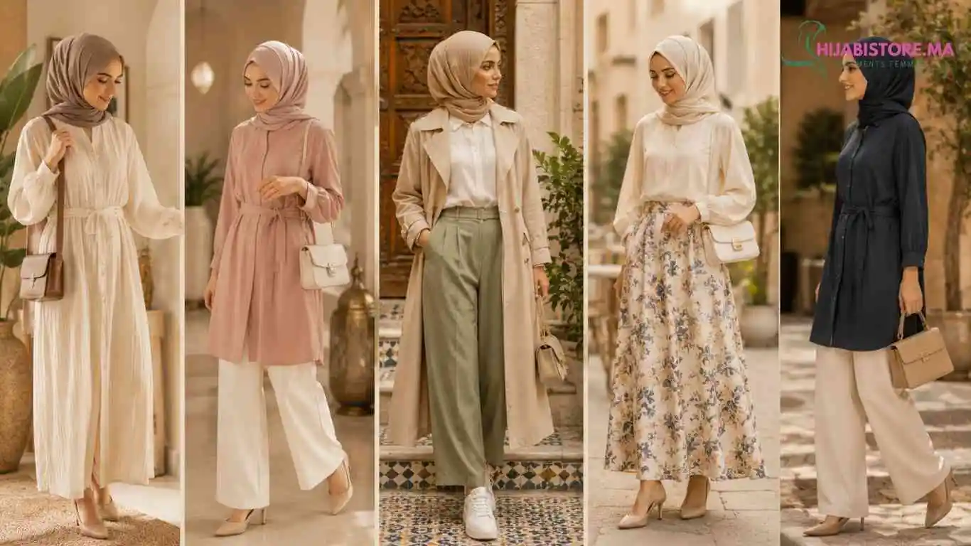 10 tenues avec hijab et vêtements turcs pour le quotidien au Maroc
