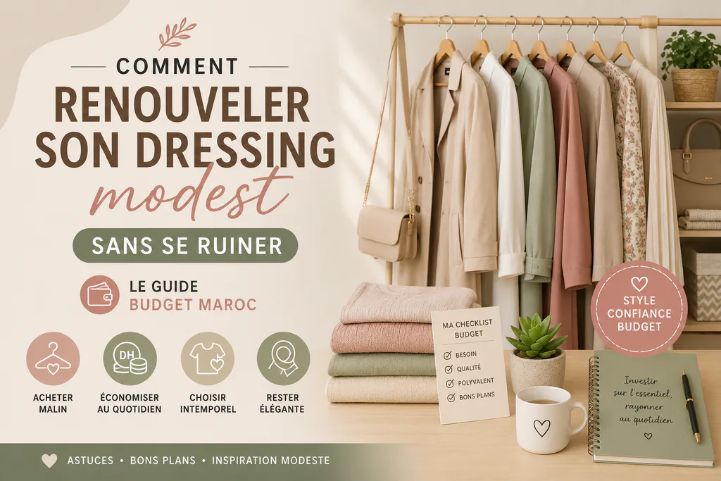 Comment renouveler son dressing modest sans se ruiner le guide budget Maroc
