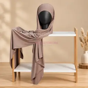 Châle Lycra Panda taupe 84-c12